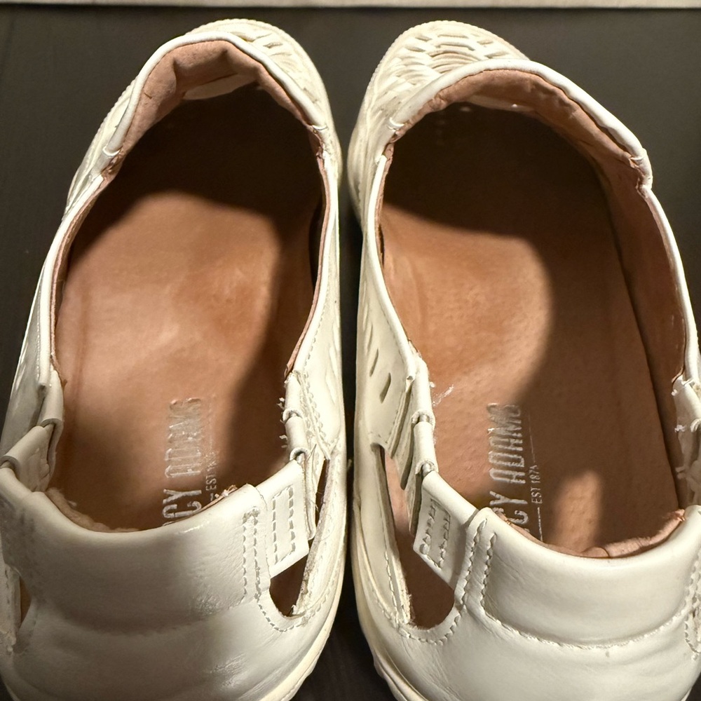 Stacy Adams Ibiza Slip On White Woven Loafer Men’s Size 8 Lightweight Casual - Picture 7 of 11